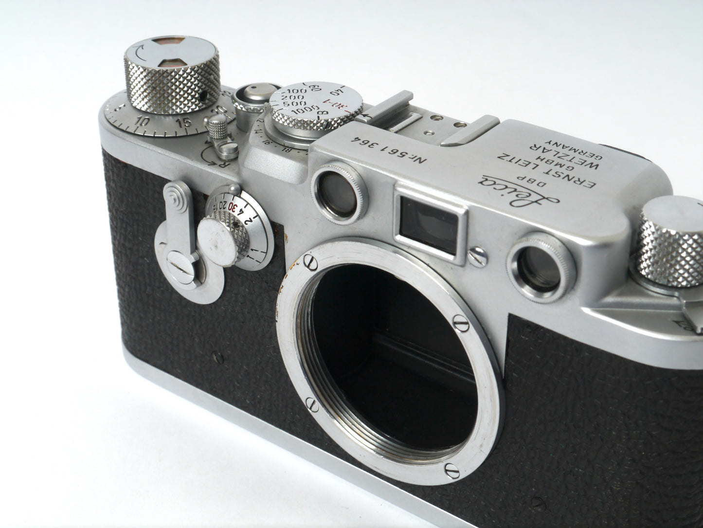 Leica III f Gehäuse Chrome – guter Zustand