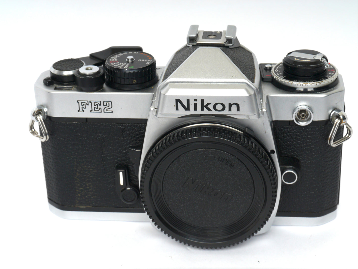 Nikon FE 2 Silber Gehäuse – sehr gut