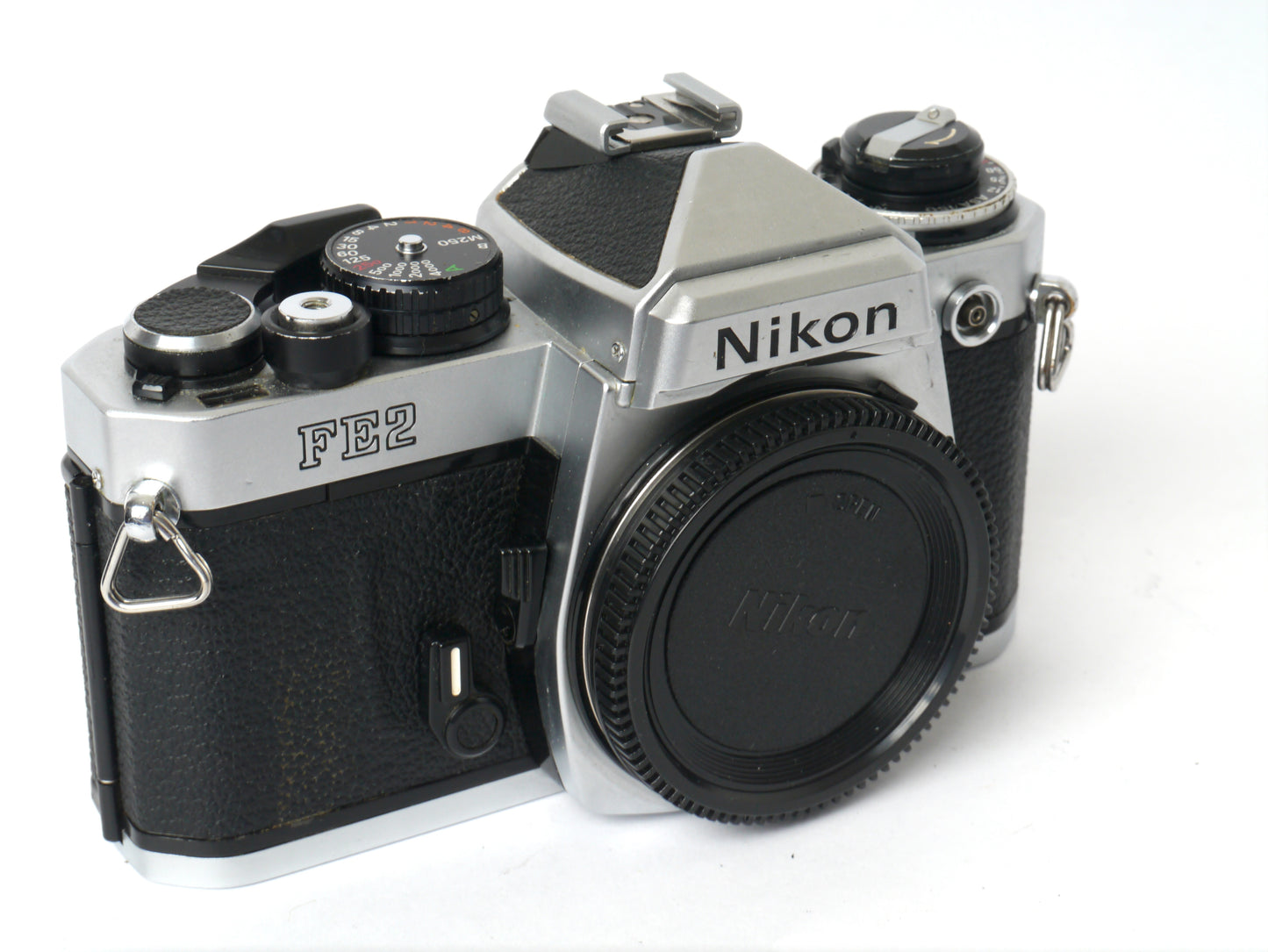 Nikon FE 2 Silber Gehäuse – sehr gut