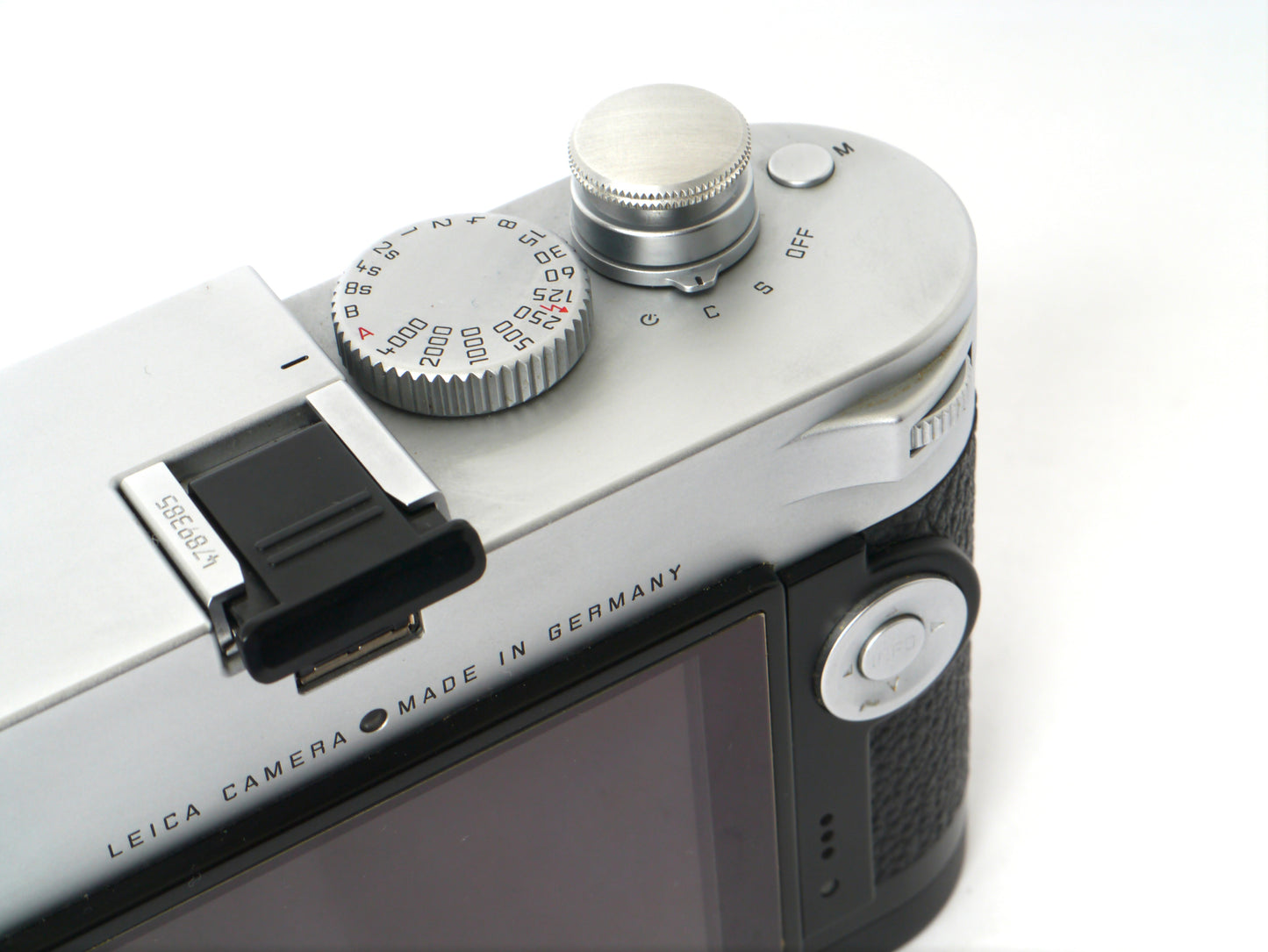 Leica M (Typ 240) Gehäuse silber Art. 10772– gut