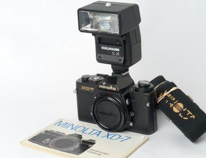 Minolta XD-7 Gehäuse Schwarz – guter Zustand