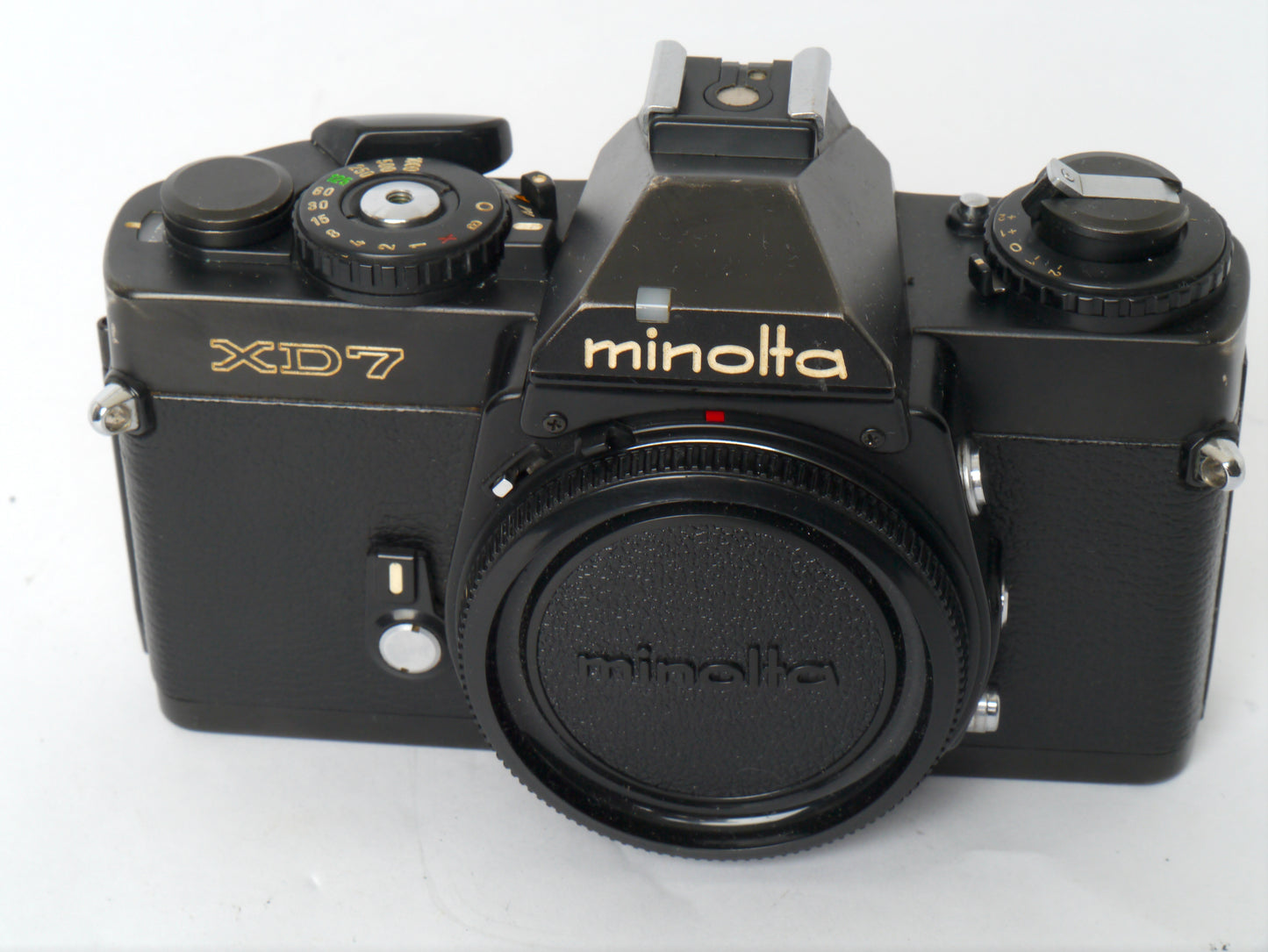 Minolta XD-7 Gehäuse Schwarz – guter Zustand
