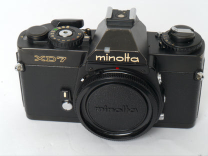 Minolta XD-7 Gehäuse Schwarz – guter Zustand