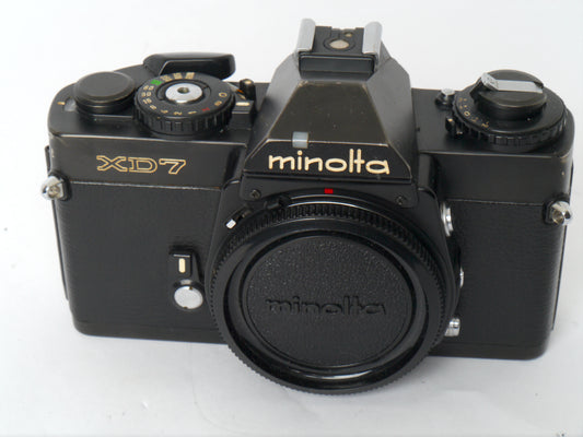 Minolta XD-7 Gehäuse Schwarz – guter Zustand