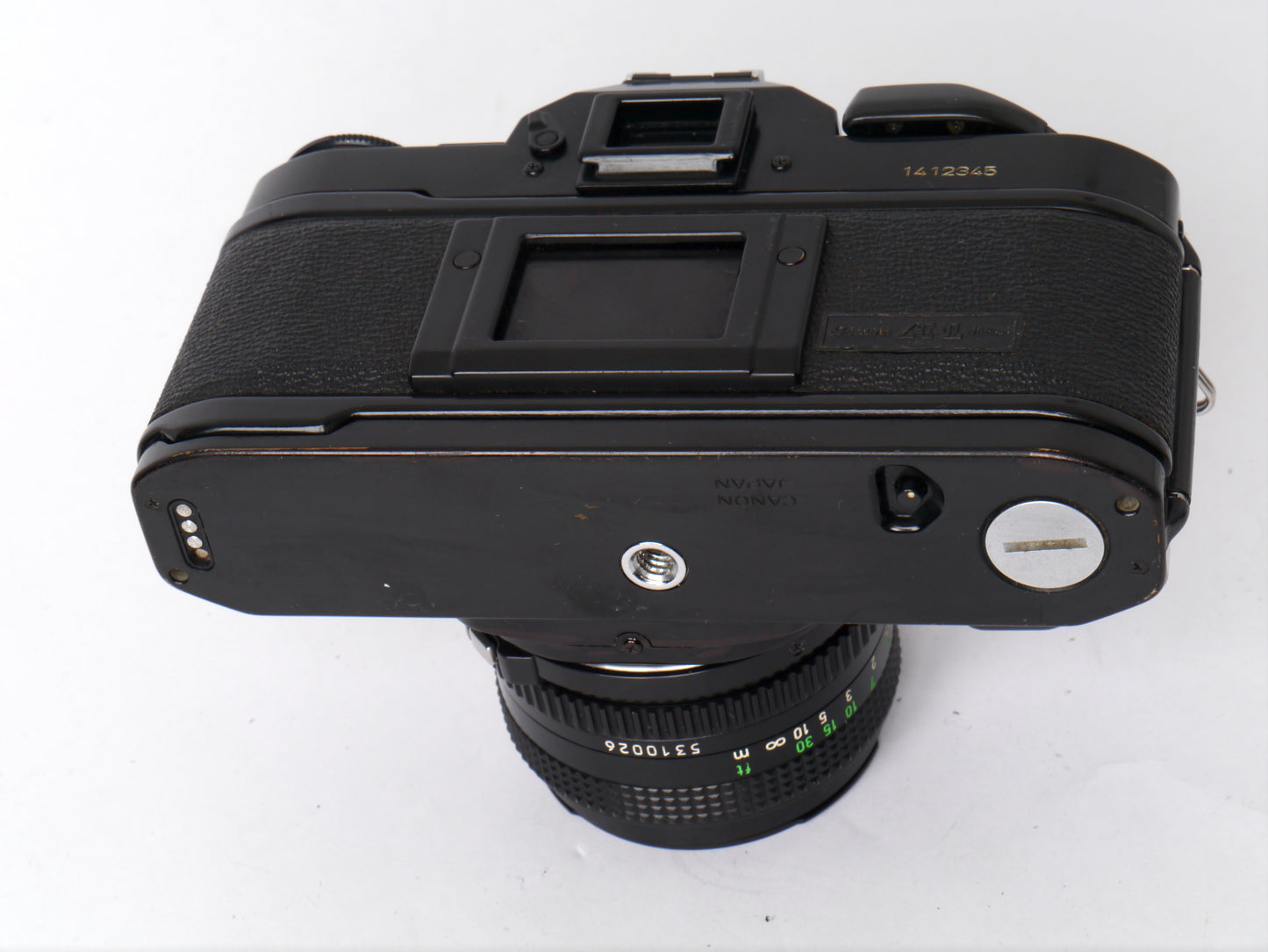 Canon A-1 Gehäuse mit FD 1,8/50mm – gut