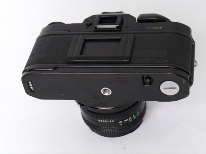 Canon A-1 Gehäuse mit FD 1,8/50mm – gut