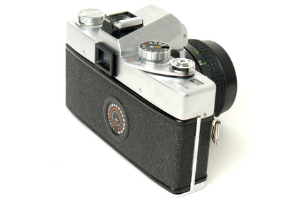 Minolta SR-T 303 Gehäuse Silber mit MC 1,7/50mm – sehr gut