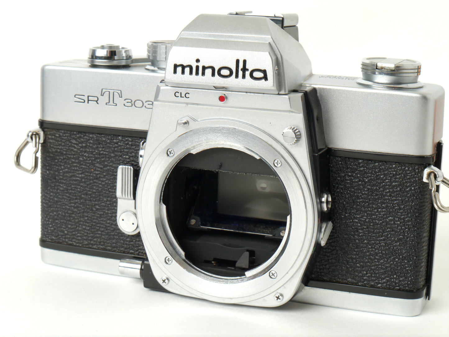 Minolta SR-T 303 Gehäuse Silber mit MC 1,7/50mm – sehr gut