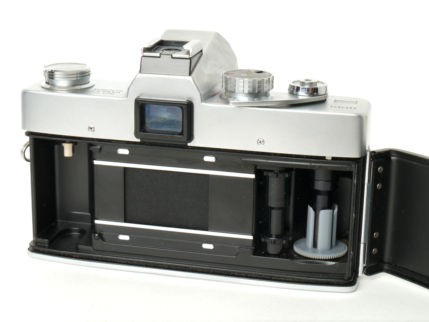 Minolta SR-T 303 Gehäuse Silber mit MC 1,7/50mm – sehr gut