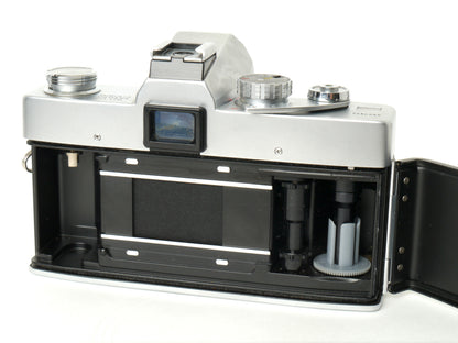 Minolta SR-T 303 Gehäuse Silber mit MC 1,7/50mm – sehr gut