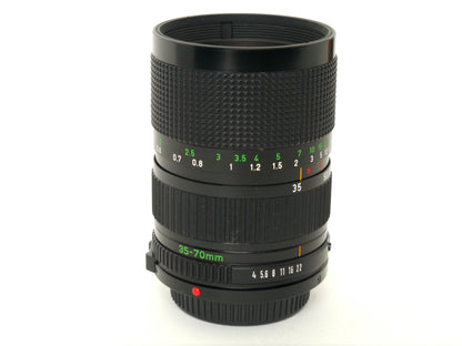 Canon FD 4/35-70mm – sehr gut