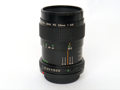 Canon FD 3,5/50mm Macro – gut