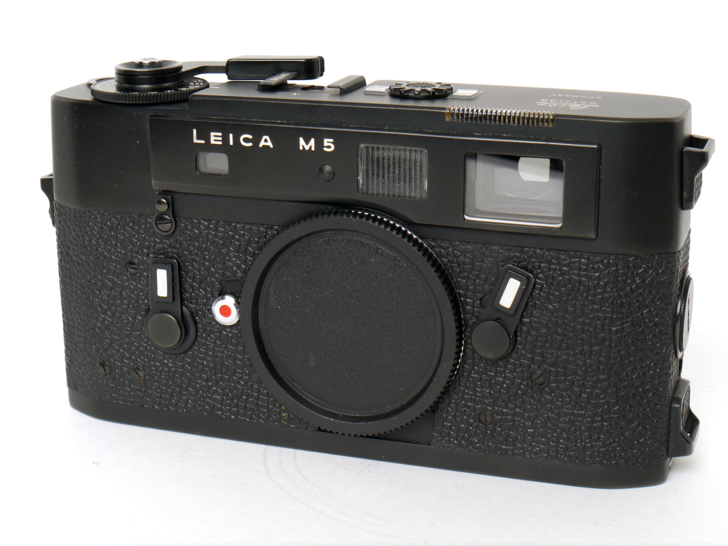 Leica M 5 Gehäuse Schwarz Drei-Ösen-Ausführung – gut