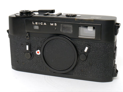 Leica M 5 Gehäuse Schwarz Drei-Ösen-Ausführung – gut