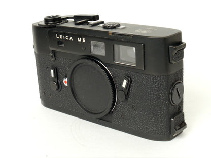 Leica M 5 Gehäuse Schwarz Drei-Ösen-Ausführung – gut