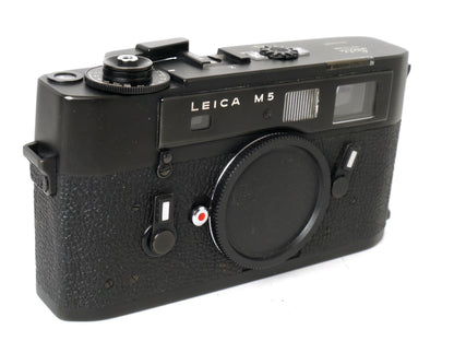 Leica M 5 Gehäuse Schwarz Drei-Ösen-Ausführung – gut