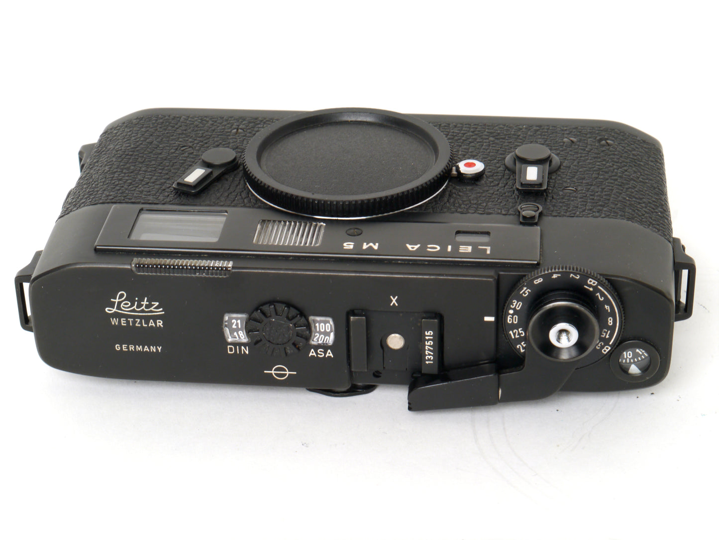 Leica M 5 Gehäuse Schwarz Drei-Ösen-Ausführung – gut