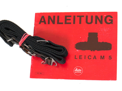 Leica M 5 Gehäuse Schwarz Drei-Ösen-Ausführung – gut