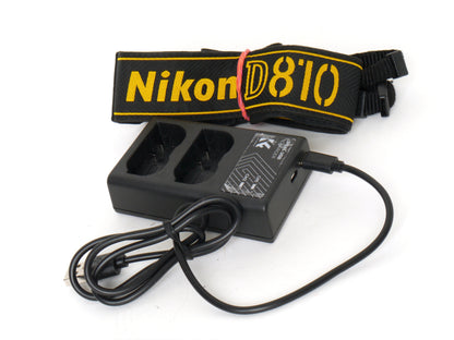 Nikon D810 Gehäuse mit Hochformatgriff  – guter Zustand