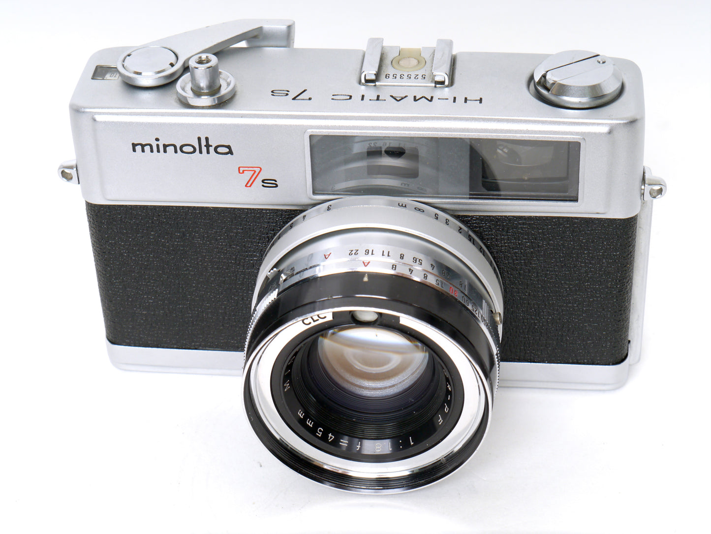 Minolta Hi-Matic 7s, Silber – sehr guter Zustand