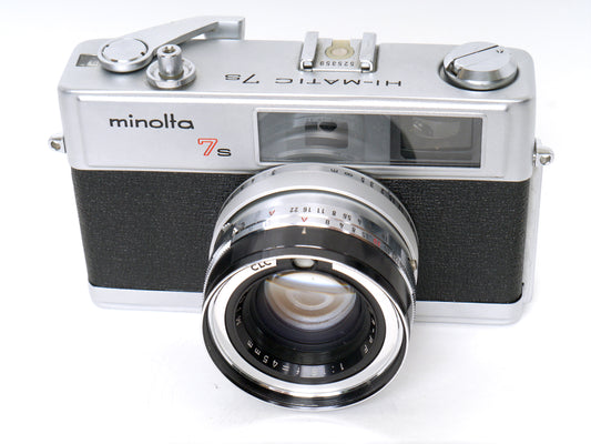 Minolta Hi-Matic 7s, Silber – sehr guter Zustand