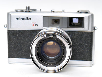 Minolta Hi-Matic 7s, Silber – sehr guter Zustand