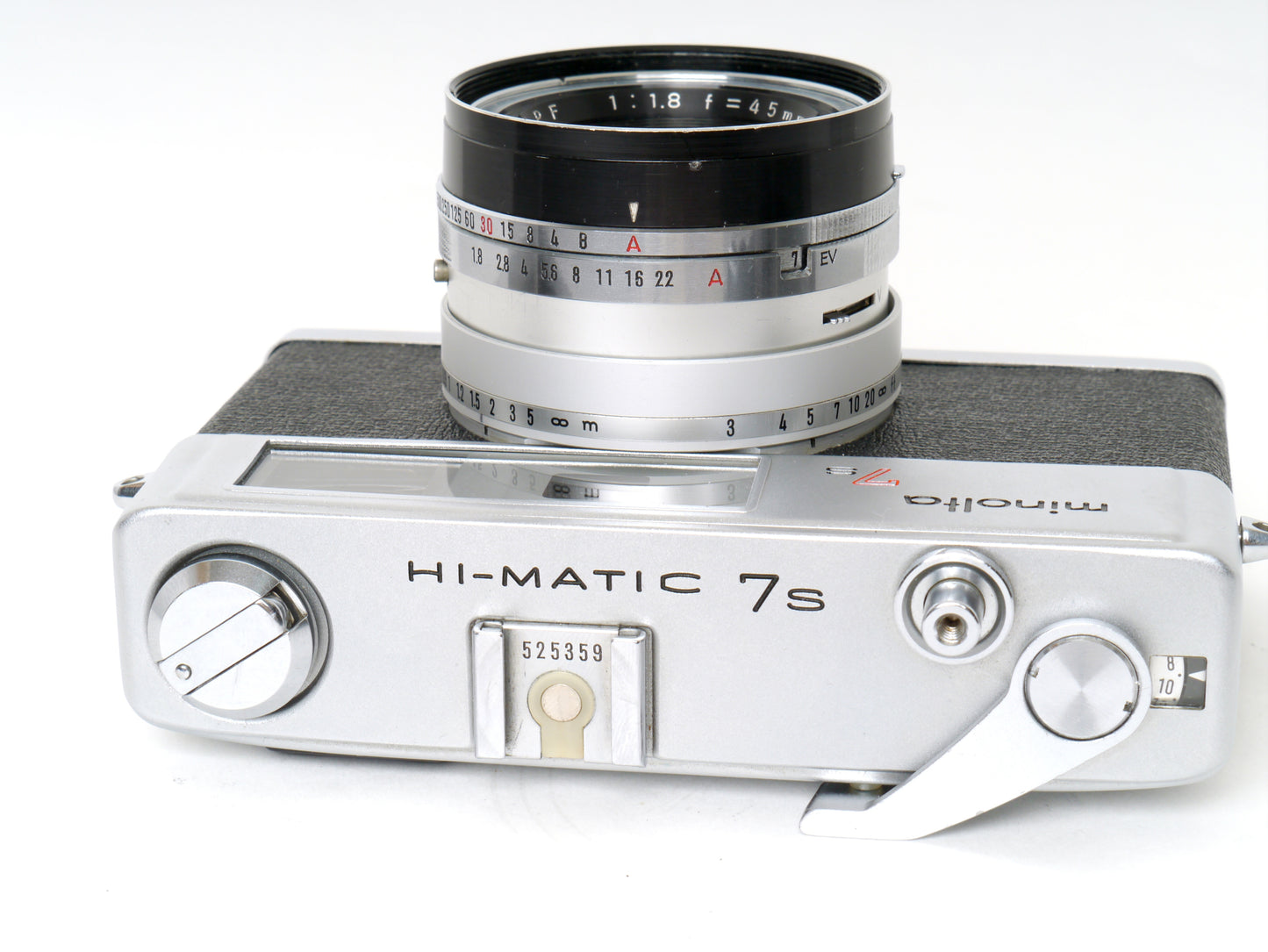 Minolta Hi-Matic 7s, Silber – sehr guter Zustand