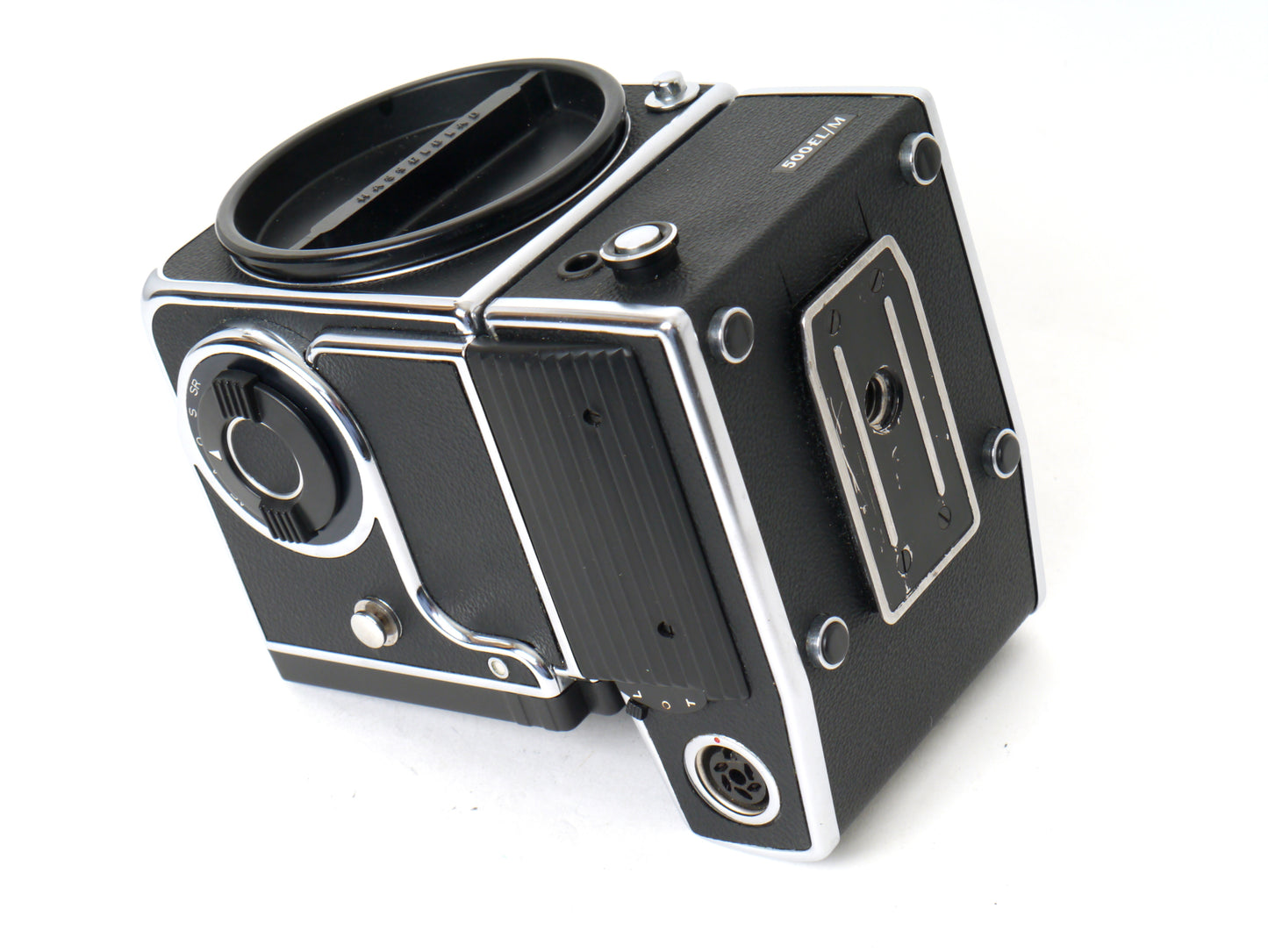 Hasselblad 500 EL/M Body Chrome – sehr guter Zustand