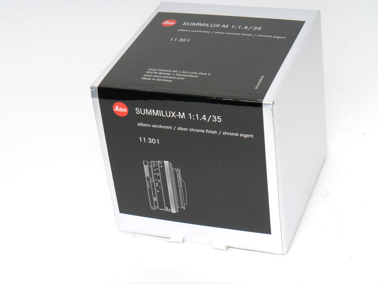 Leica Summilux-M 1,4/35mm Art. 11301 "Steel Rim "Silver – neuwertig