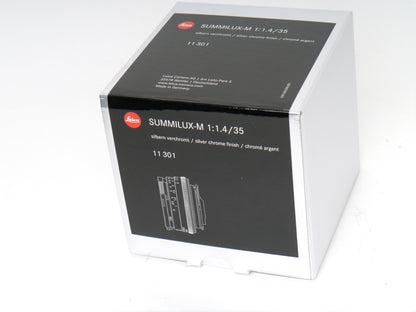 Leica Summilux-M 1,4/35mm Art. 11301 "Steel Rim "Silver – neuwertig