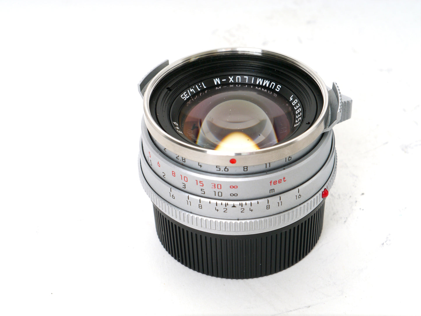 Leica Summilux-M 1,4/35mm Art. 11301 "Steel Rim "Silver – neuwertig
