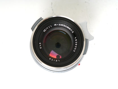 Leica Summilux-M 1,4/35mm Art. 11301 "Steel Rim "Silver – neuwertig