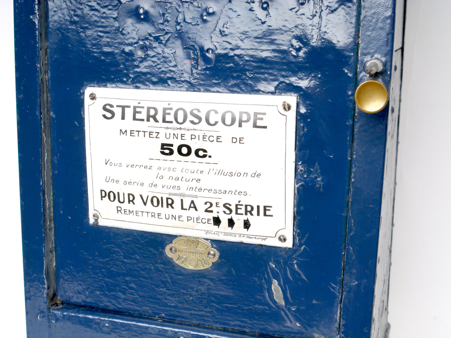 Stereoskop-Betrachter mit Münzeinwurf und LOREO Stereokamera