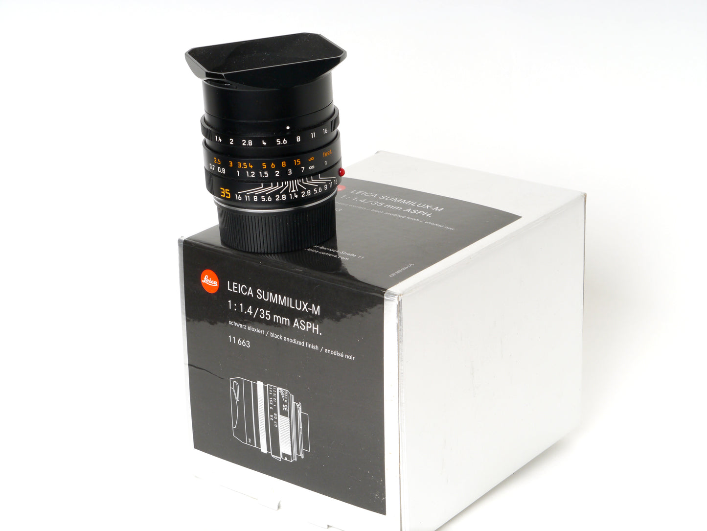 Leica Summilux-M 1,4/35mm ASPH, Art. 11663, Schwarz – neuwertig