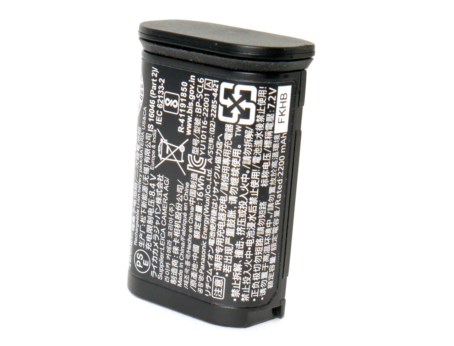 Leica Akku BP-SCL6 – sehr gut