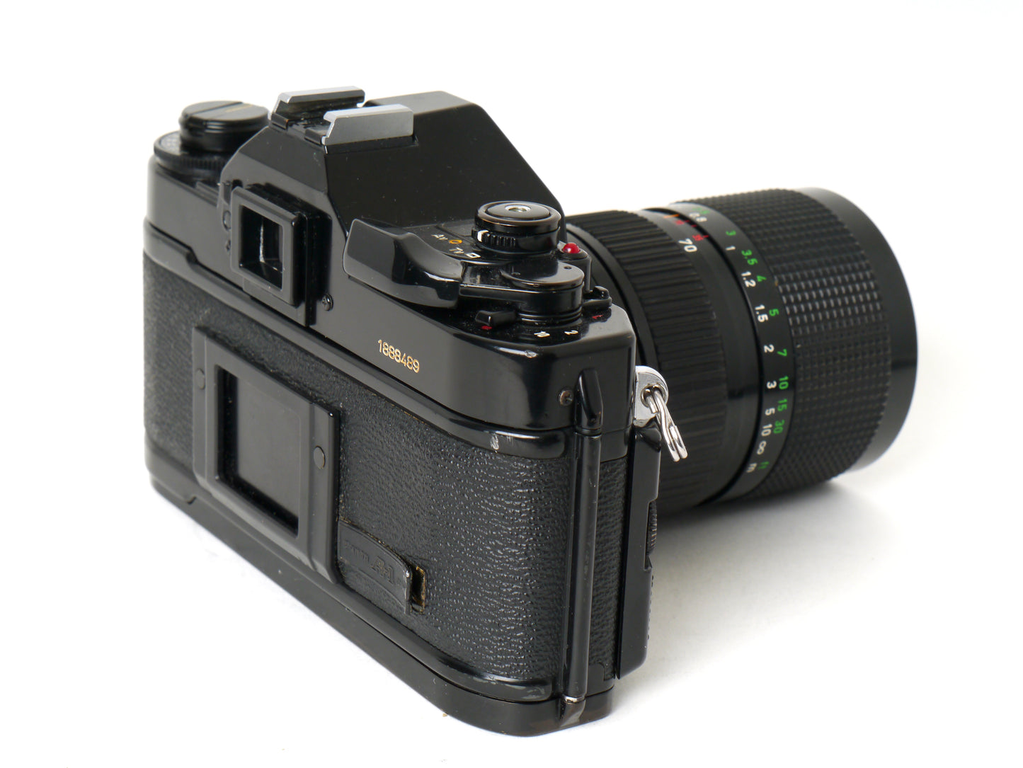 Canon A1 Gehäuse mit Canon FD 4/35-70mm – guter Zustand