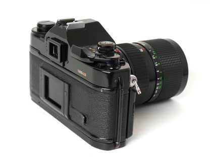 Canon A1 Gehäuse mit Canon FD 4/35-70mm – guter Zustand