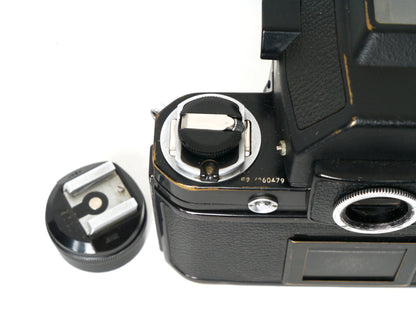 Nikon F2 Photomic mit DP-2 Prisma, Schwarz – guter Zustand
