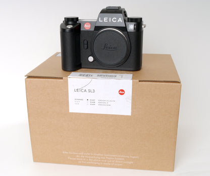 Leica SL3 Gehäuse schwarz – neuwertig (Art.-Nr. 10607)