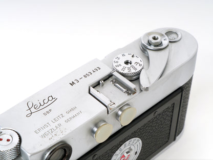 Leica M 3 Gehäuse Chrome – sehr guter Zustand
