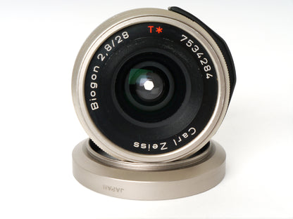 Contax G1 Gehäuse mit Carl Zeiss Biogon 2,8/28mm – guter Zustand
