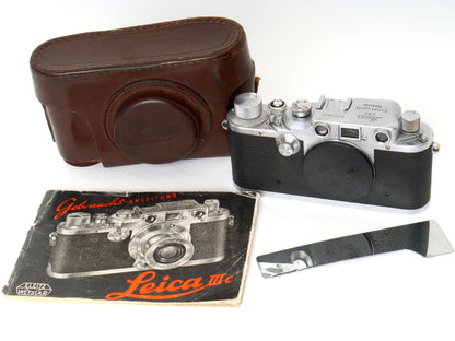 Leica IIIc Chrome Gehäuse " pre war-erste Ausführung" – guter Zustand