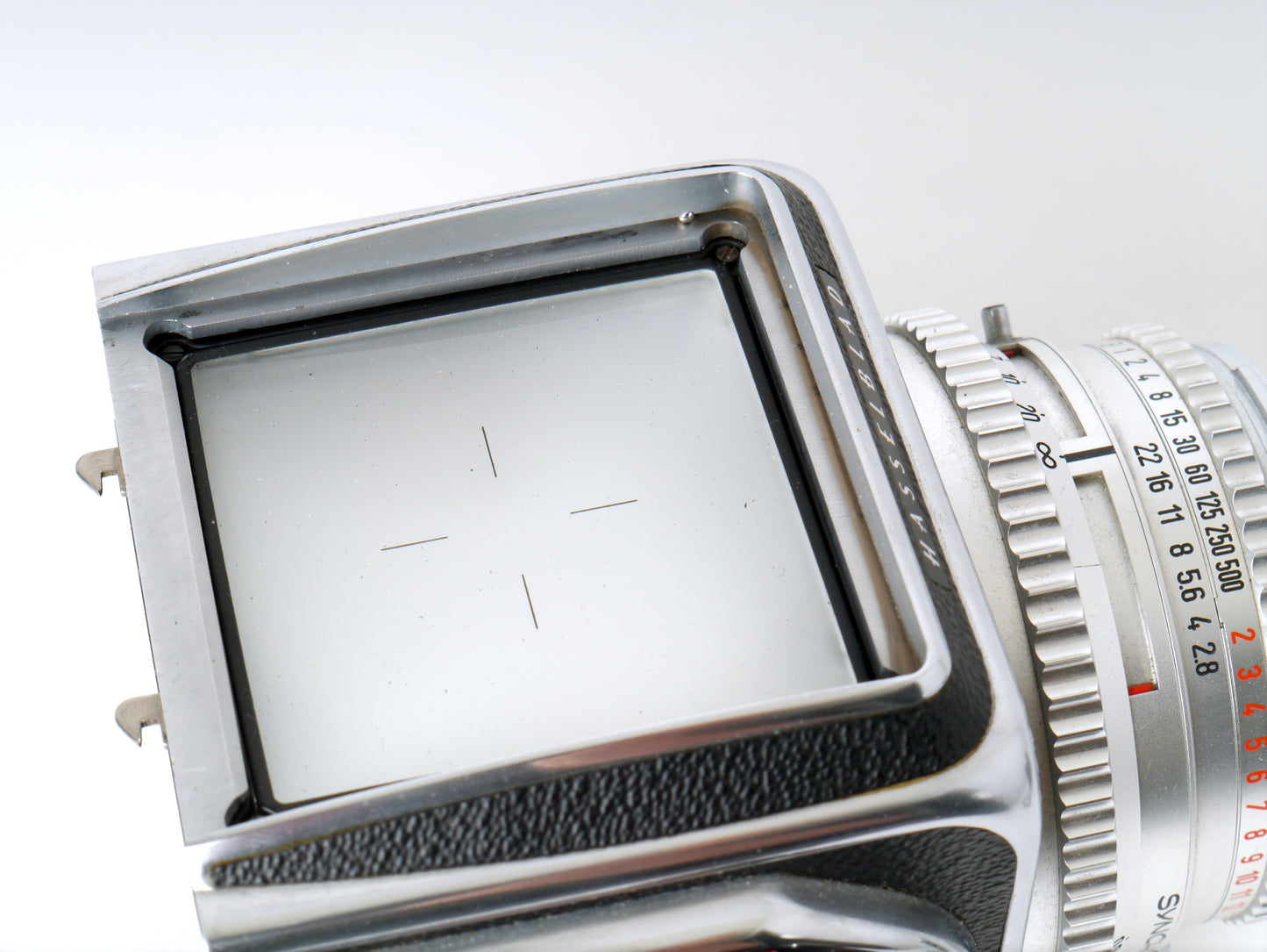 Hasselblad 500 C +Planar C2,8/ 80mm, LS und A 12 Magazin, Chrome Set – neuwertig