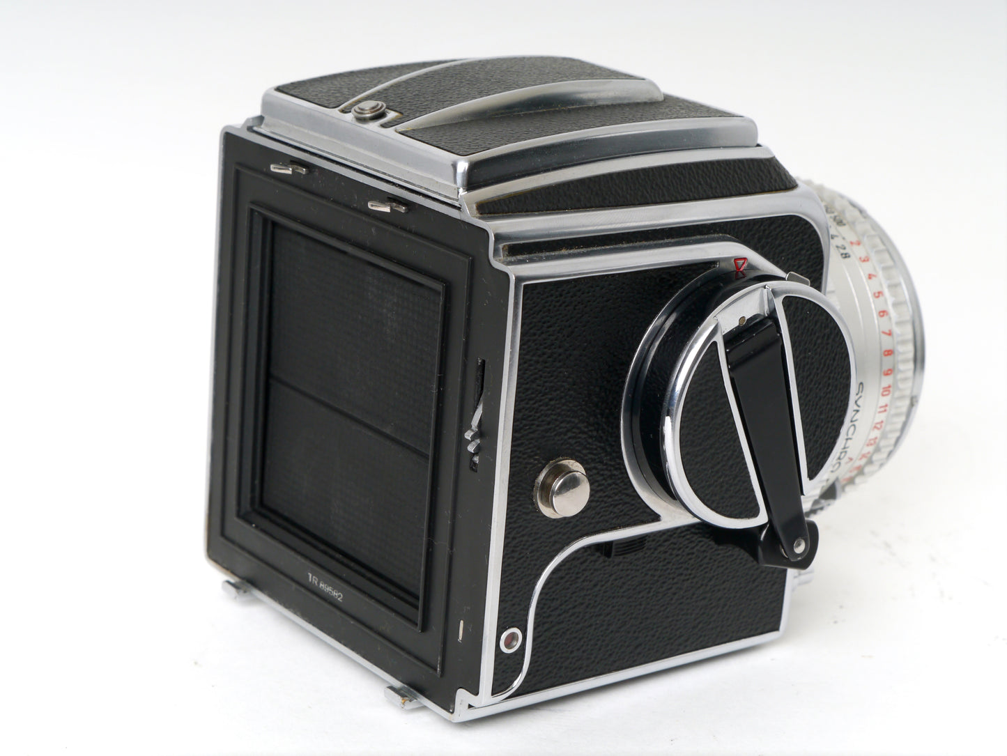 Hasselblad 500 C +Planar C2,8/ 80mm, LS und A 12 Magazin, Chrome Set – neuwertig