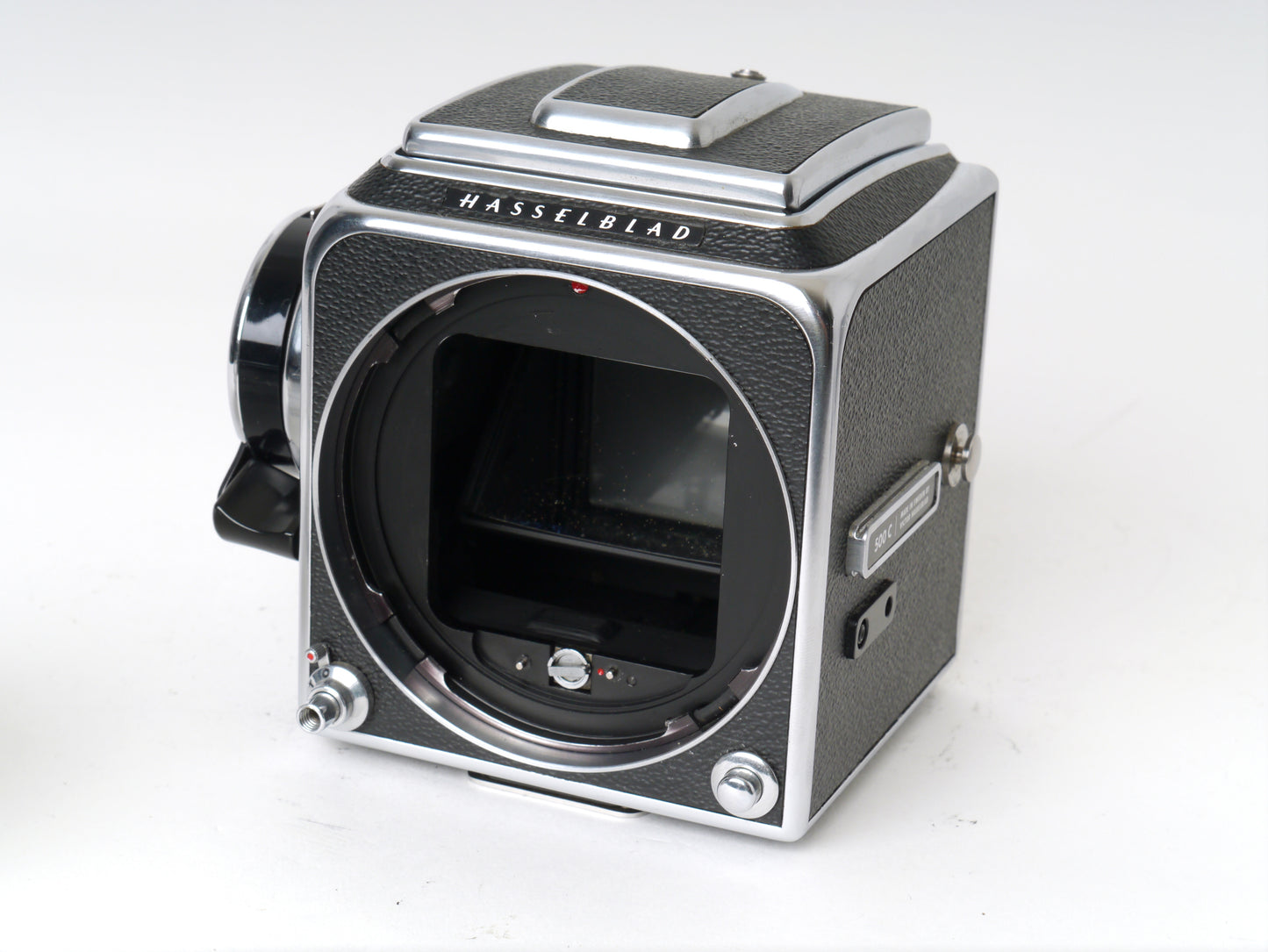 Hasselblad 500 C +Planar C2,8/ 80mm, LS und A 12 Magazin, Chrome Set – neuwertig