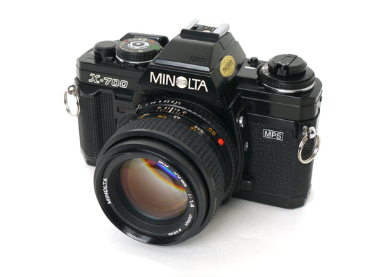 Minolta X-700 Gehäuse mit MD 1,4/50mm Objektiv – Gut