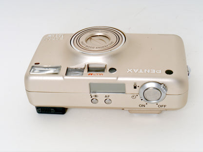 Pentax Espio 105 SW, Silber – Sehr guter Zustand mit original Zubehör