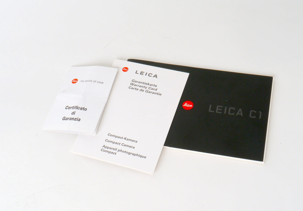 Leica C1 Kompaktkamera, Silber – Sehr gut