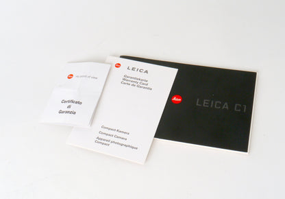 Leica C1 Kompaktkamera, Silber – Sehr gut