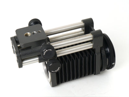Novoflex Balgengerät mit M42-Objektivanschluss und Canon FD Adapter – Gut